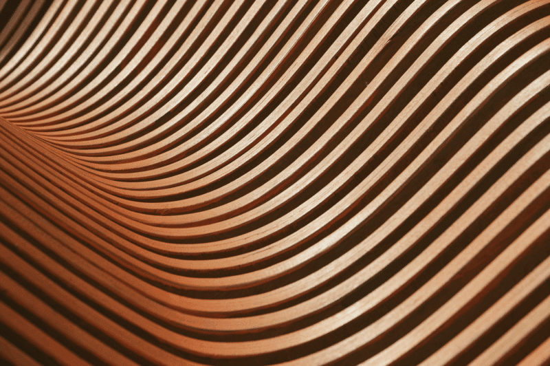 abstract orange wave